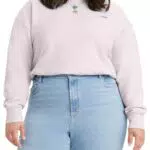 Levi's Damen Sweatshirt in Übergröße mit Standard Crew Schnitt.