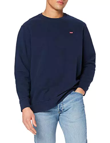 Levi's Herren Sweatshirt mit Original Housemark Crew Design