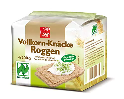 Naturland Bio Roggen Vollkorn Knäcke - Hefe-frei Knäckebrot