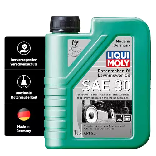 LIQUI MOLY Rasenmäher-Öl SAE 30 für Gartengeräte - 1 Liter