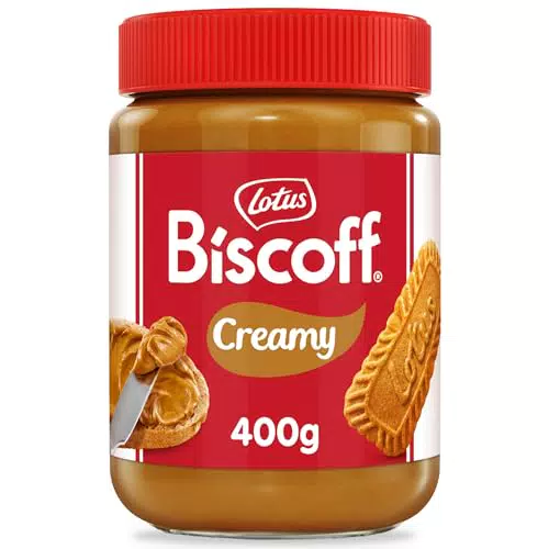 Lotus Biscoff Brotaufstrich | Cremiger Karamell-Keksgeschmack | Vegan | Nussfrei | Ohne künstliche Aromen | 400g