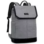LOVEVOOK Rucksack Damen Herren, Laptop Schulrucksack Wasserdicht, Tagesrucksack Modern, Schultasche Cityrucksack Groß, Backpack Elegant für Business Uni Reise - Schwarz