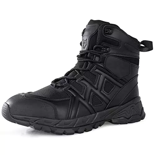 LUDEY Militärstiefel Herren Tactical Schuhe für Einsatz und Sicherheit