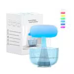 Krapfen Luftbefeuchter mit Duft und LED Regenlampe für Schlafzimmer und Kinderzimmer