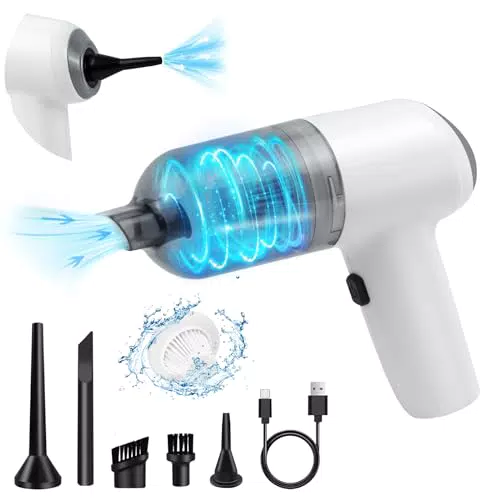 Handstaubsauger Lupxiu - Wiederaufladbarer Mini-Staubsauger für Auto, Haus & Küche