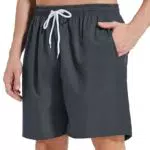 LYRIKER Badeshorts Herren mit Reißverschlusstaschen und Meshfutter, atmungsaktiv