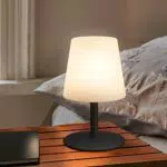 MALUX Akku Tischlampe Dimmbar Wasserdicht IP54 für Haus und Garten