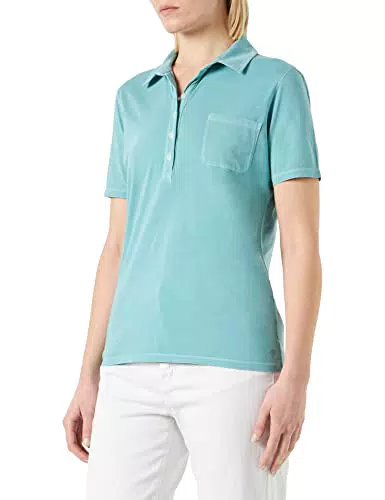 Marc O'Polo Damen Kurzarm-Poloshirt