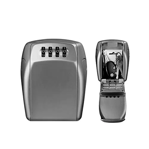 Master Lock Schlüsseltresor für Extra Sicherheit mit Wandhalterung - Außenbereich - 13.2 x 10.5 x 4.6 cm - Schlüsselsafe