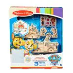 Melissa & Doug Paw Patrol Holz Mal- und Bastelset | Fahrzeuge und Kinderspielzeug