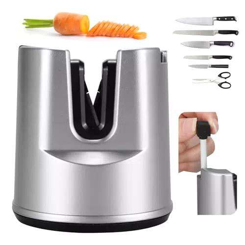 Automatischer Messerschärfer mit einstellbarem Winkel und PowerGrip Saugnapf