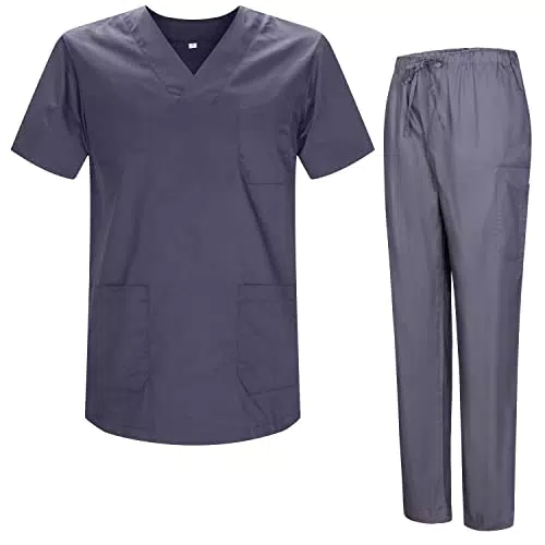 MISEMIYA - Unisex-Schrubb-Set - Medizinische Uniform mit Oberteil und Hose 817-8319 - X-Large