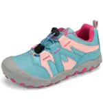 Mishansha Mädchen Wanderschuhe Atmungsaktiv rutschfest Trekkingschuhe Licht Laufschuhe Outdoor Sports Flach Straßenlaufschuhe