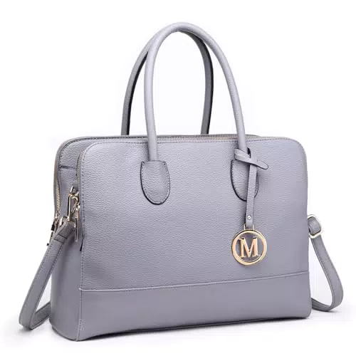 Miss Lulu Aktentasche Handtasche Laptoptasche Damen Messenger Bag Retro Elegant