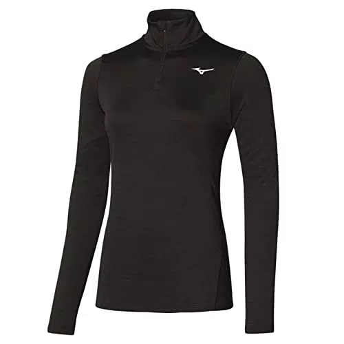 Mizuno Damen Impulse Core Langarm-Halb-Reißverschluss Jacke