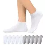 Momoshe Sneaker Socken für Herren und Damen – Kurze Baumwoll-Socken Unisex