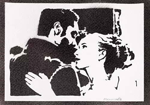 "Moreno-Mata Handgemachtes Graffiti Bridge TV Serien Poster - Handmade Deko für Wohnzimmer und Schlafzimmer"