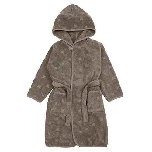 Müsli by Green Cotton Boy's Bathrobe, Indigo, 128/134