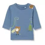 NAME IT Baby-Jungen Langarmshirt NBMLORIS LS TOP - Blau