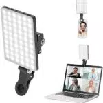 Newmowa 60 LED Videolicht mit 3200-5600K, dimmbar und CRI95 für Smartphones und Laptops