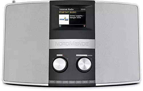 Nordmende Transita 400 Internetradio - DAB+, UKW, W-LAN, Spotify, Bluetooth, NFC, Farbdisplay, Wecker