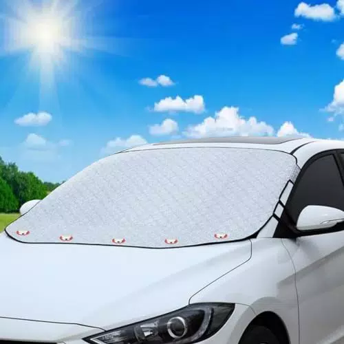 NUYGNIX Sonnenschutz Auto Frontscheibe Faltbar – UV-Schutz für Autos und SUVs