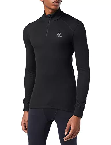 Odlo Herren Langarm Funktionsunterwäsche mit Reißverschluss - ACTIVE WARM ECO