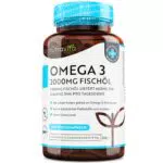 Omega 3 Kapseln hochdosiert mit EPA & DHA - Reines Fischöl aus nachhaltiger Fischerei