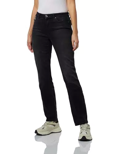 ONLY Damen CAREVA MID Zip DNM Slim-fit-Jeans