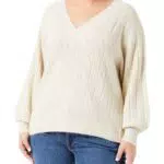 ONLY ONLLUCIA LS V-Neck Strickpullover für Damen