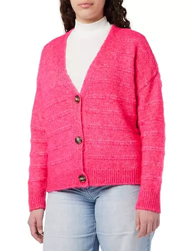 ONLY Damen Strickjacke ONLCelina Life Cardigan mit Knopfleiste
