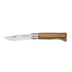 Opinel No. 08 Klappmesser mit Holzgriff aus Guyana, Klingenlänge 8,5 cm