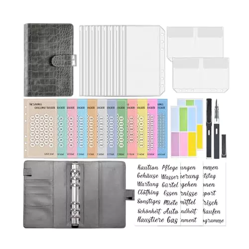 Ownibox Budget Planner – Sparbuch und Geldsparmappe mit Umschlagmethode