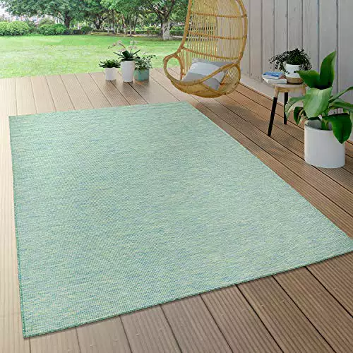 Outdoor Teppich von Paco Home für Balkon und Terrasse in Pastellfarben