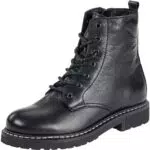 Palado Damen Stiefeletten Biak - Winterstiefel aus Echtleder mit Reißverschluss