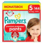 Pampers Premium Protection Höschenwindeln Junior mit Stop-Täschchen