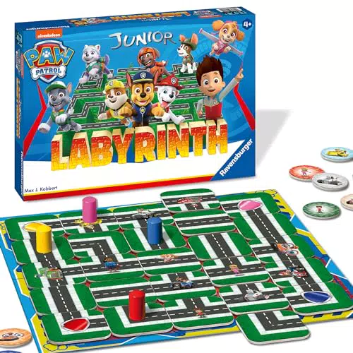 "Paw Patrol Junior Labyrinth - Ravensburger Brettspiel für Kinder ab 4 Jahren"