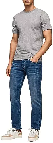 Pepe Jeans Herren Cash Straight Jeans, 000denim