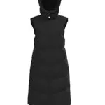 PIECES Damen Pcjamilla Long Puffer Vest Noos Bc, Chicory Coffee