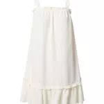 PIECES Damen Kleid mit violetten Trägern, Größe M