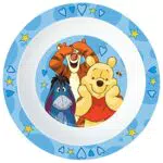 p:os Winnie Pooh Kinderteller bruchsicher für Suppen, Pasta und Salat, 20 cm