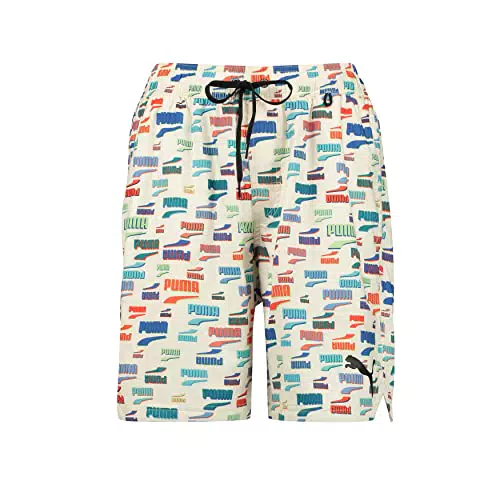 PUMA Unisex Loose Fit Shorts - Weiß