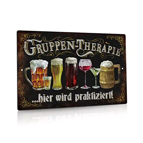 "Putuo Decor Lustiges Bar Zeichen für Haus, Café-Bar & Club - Vintage Metall Wandschild 20x30cm"