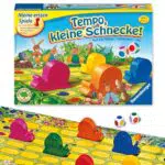 Ravensburger Kinderspiel - Tempo kleine Schnecke: Das spannende Schneckenrennen