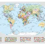 Ravensburger Puzzle Politische Weltkarte - Puzzle für Erwachsene und Kinder