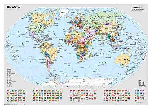 Ravensburger Puzzle Politische Weltkarte - Puzzle für Erwachsene und Kinder