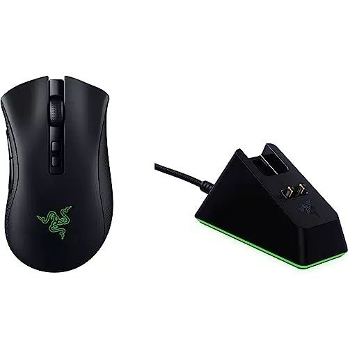 Razer DeathAdder V2 - Ergonomische Gaming Maus mit optischen Switches und 20K Sensor