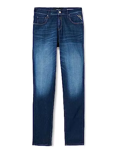 REPLAY Herren SANDOT Jeans, 009 MEDIUM Blue, 3034