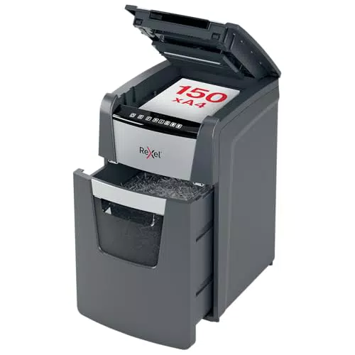 Rexel Auto+ 300X Aktenvernichter - P4-Sicherheit, 300 Blatt, 60-Liter-Papierkorb
