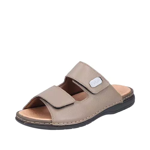Rieker Herren 25590 Pantoletten Schwarz